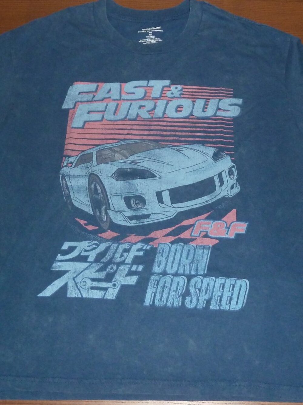 Fast & Furious Born For Speed Men's T-Shirt Size XXL